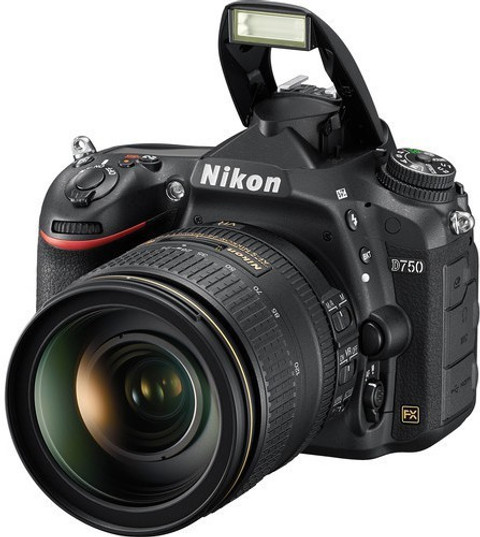 NIKON D750 DSLR Camera Body with Single Lens: 24-120mm VR Lens