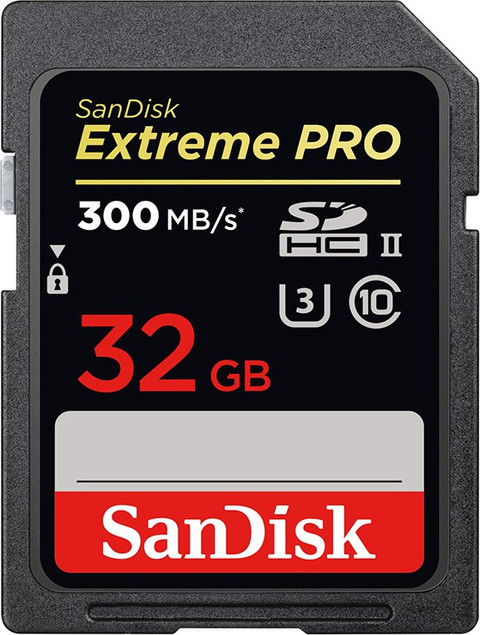 SanDisk SDSDXPK-032G-GN4IN Extreme Pro 32 GB SDHC Class 10 300 Mbps Memory  Card Compatible with Camera, Tablet, Mobile