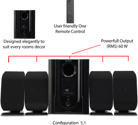 Intex Home Theater Intex It 301 Fmub Price Buy Intex IT 301N 60 W