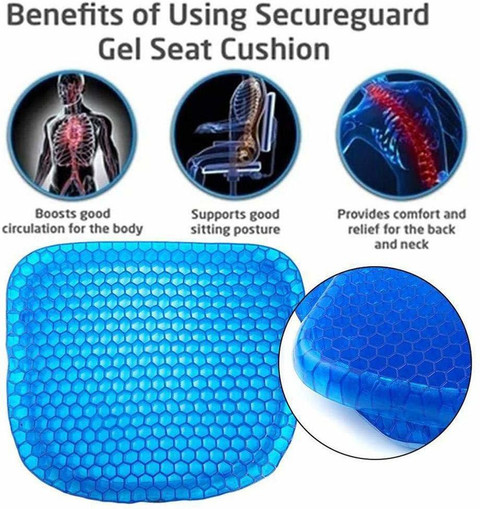 Sarveshver Gel Egg Rubber Sitter Cushion Soft Breathable Honeycomb