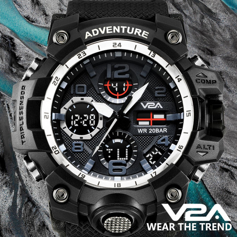 Wrist Watch Best Digital Tactical Watch V2A Analog-Digital Watch