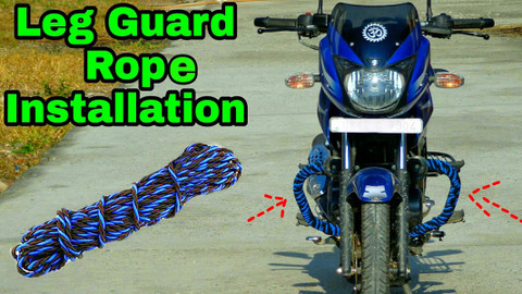 DvineAutoFashionZ Heavy Duty Super XL Motorcycle Crash Guard Rope