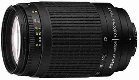 NIKON AF Zoom-Nikkor 70 - 300 mm f/4-5.6G Telephoto Zoom Lens