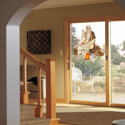 God Window Sticker god & god's 50 cm Window Glass Static God Sticker Self Adhesive Sticker ...