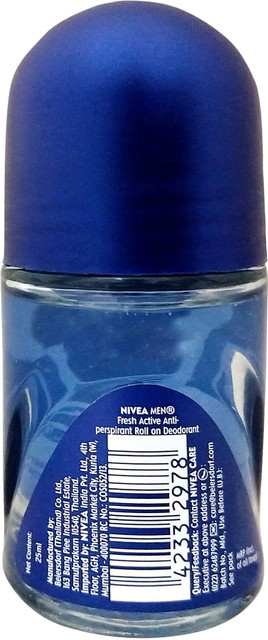 Nivea Men Fresh Active Deodorant Roll-on For Men