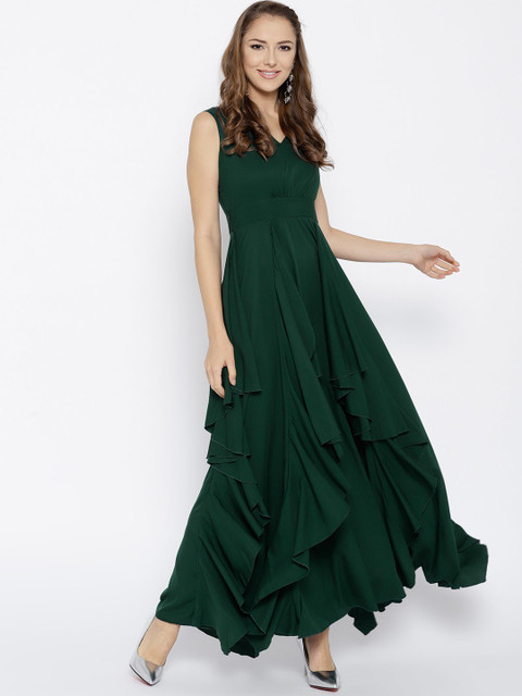 berrylush green dress Green Floral Ruched Dress – Variant King Demo Store main image 1