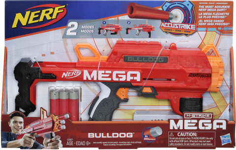 Nerf AccuStrike Mega Bulldog Blaster Guns Darts