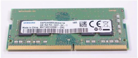 Samsung 64GB PC4-2400T SE1-11 DDR4 4枚セット 32GB サーバー用メモリ