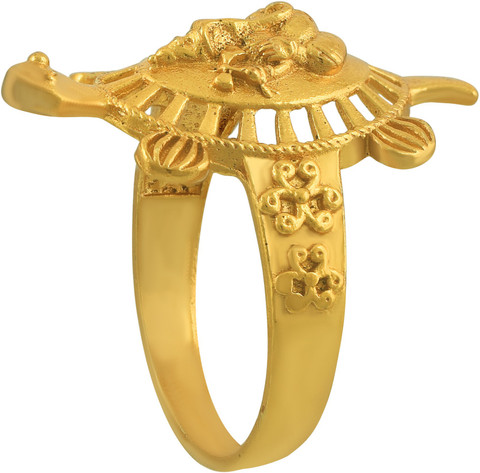 RN Gold Plated 24KT Brass, Ganesh ji and Tortoise Design, Vaastu