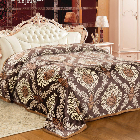 Signature Floral Single Coral Blanket for Mild Winter Buy