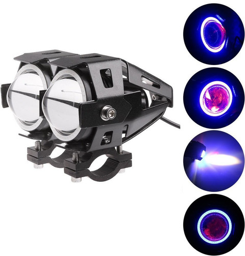 PRTEK U7 Fog Light Lamp Projector Lens With Low Beam High Beam