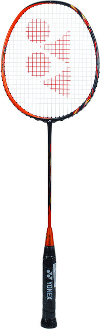 YONEX Astrox 69 Badminton Racquet, Black/Orange Multicolor Strung
