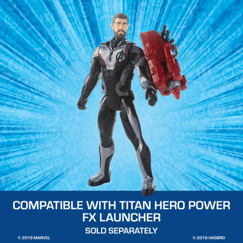 MARVEL Avengers Endgame Titan Hero Series Thor 12-Inch-Scale Super Hero  Action Figure Toy with Titan Hero Power FX Port
