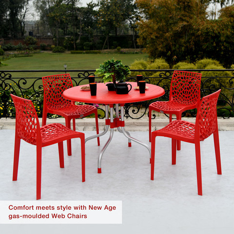 Supreme Web for Home Garden Plastic Outdoor Chair