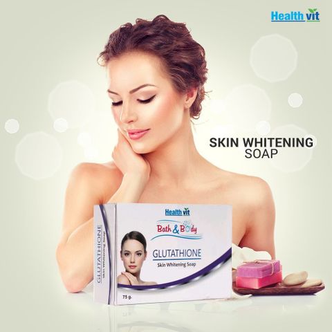 HealthVit Glutathione Skin Whitening Soap