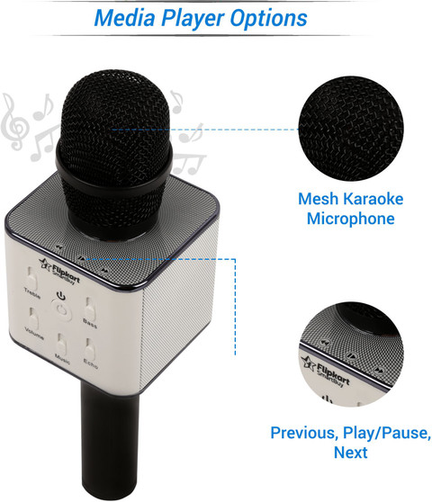 Flipkart SmartBuy Karaoke Bluetooth Microphone Flipkart SmartBuy