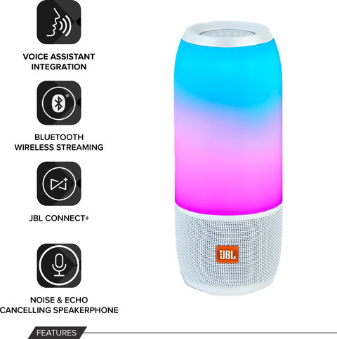 Buy JBL Pulse 3 Portable Bluetooth Speaker Online from Flipkart.com