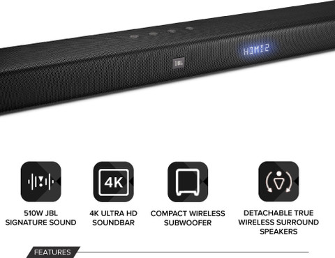 Buy JBL BAR51 Dolby Digital DTS with (Wireless Speakers and