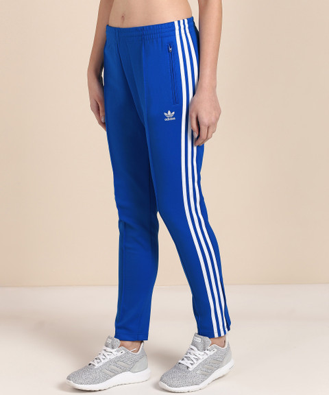 ADIDAS ORIGINALS Solid Women Blue Track Pants Buy ADIDAS