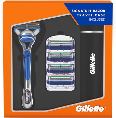 Gillette Fusion Razor Plus Carts 4s Sensitive Foam 418 g
