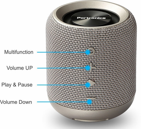 Buy Portronics POR-821 SoundDrum Stereo 10 W Bluetooth Speaker