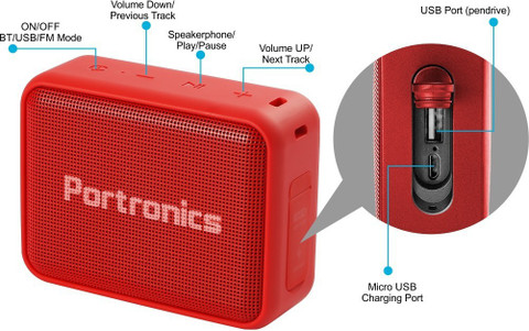 Portronics POR-738 Dynamo W Bluetooth Speaker