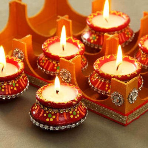 Flipkart SmartBuy Amrit Kalash Wax Filled Matki Diya Candle - Main Image