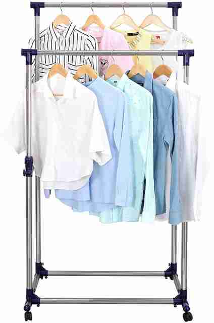 Premsakhi Steel Floor Cloth Dryer Stand Stainless Steel Portable