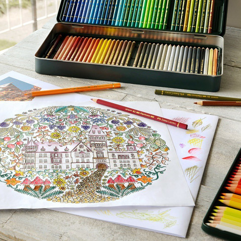 FABER-CASTELL Polychromos Round Shaped Color Pencils