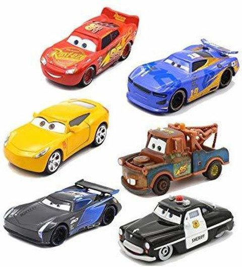 Bestie Toys Diecast Metal Lightning McQueen Black Storm Diecast