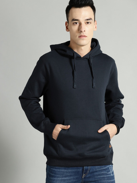 Roadster Full Sleeve Solid Men Sweatshirt