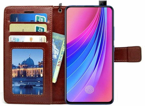 Coverage Flip Cover for Vivo V15 Vivo 1819 Coverage