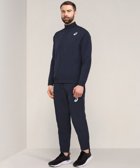 Asics Solid Men Track Suit