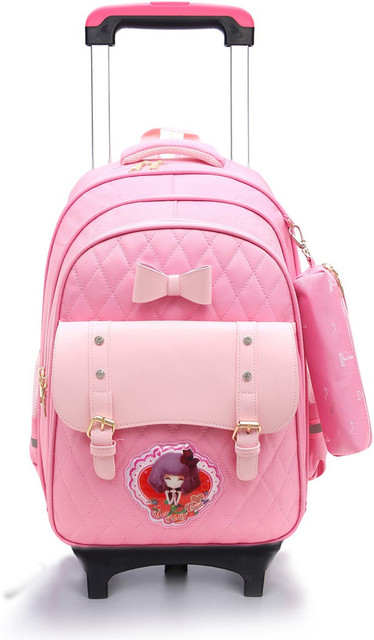 For Girls Trolley School Bags For Kids Buy Eazy Kids Trolley Bag