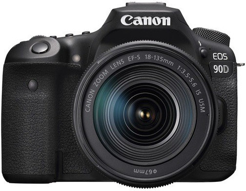 Canon EOS 90D DSLR Camera Body with Single Lens 18 135 mm IS USM