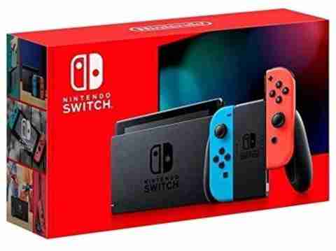 ニンテンドーSwitch 1000-switch-with-neon-red-and-
