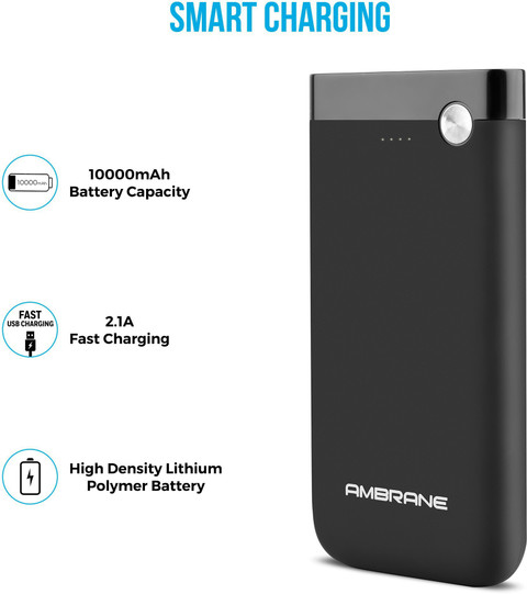Ambrane 10000 mAh 10 W Power Bank