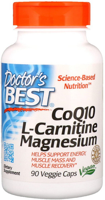 Doctor's Best CoQ10 L-Carnitine Magnesium, 90 Veggie Caps Price in India