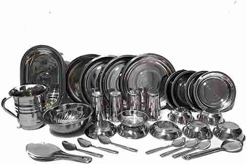 steel bartan set dinner set online steel