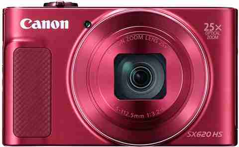 Canon power shot PowerShot 25X Optical Zoom SX620 HS (Red)+ 8GB