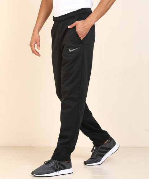 NIKE Solid Men Black Track Pants Buy NIKE Solid Men Black Track