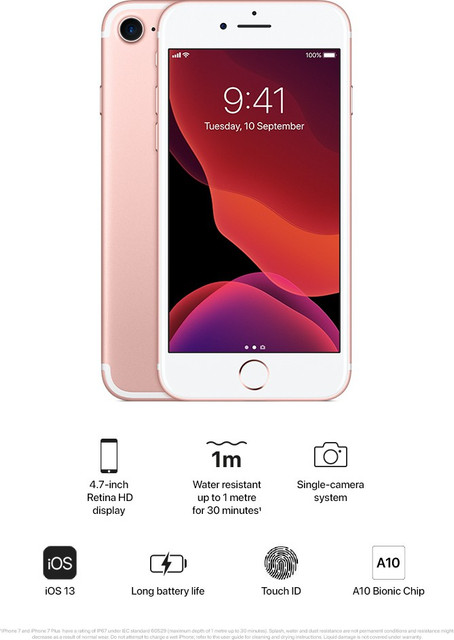 iPhone 7 : Buy Apple iPhone 7 (Rose Gold, 32 GB) Online at Best