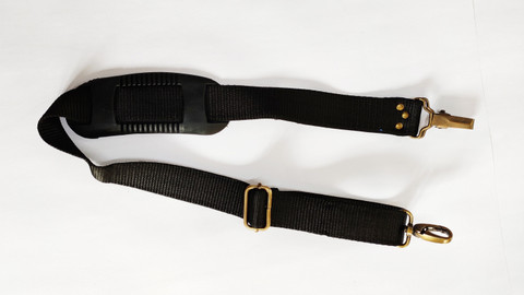 START NOW Gun Belt, Hand-Made, Made up of Nylon with self Lock Clip  (vintage black) Strap