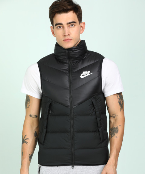 nike sleeveless bomber jacket