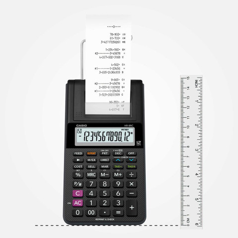 CASIO HR-8RC-BK Printing Calculator