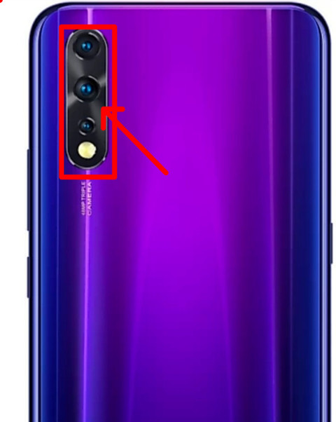 Camera Vivo Z1x Back Case BLACKCLOUD Back Replacement Cover For