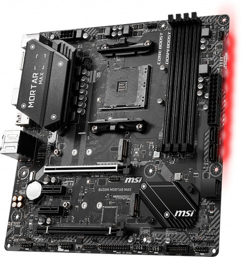 MSI B450M MORTAR MAX Micro-ATX Gaming AM4Socket Micro-ATX AMD B450