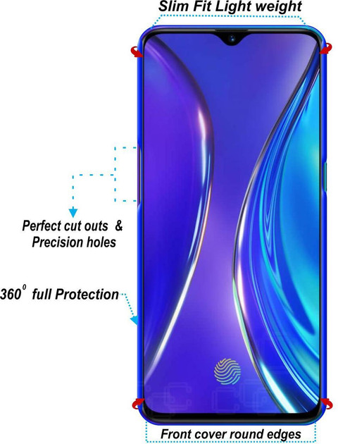 Case Designer Back Cover for Oppo Realme XT Case Matte Rubberised