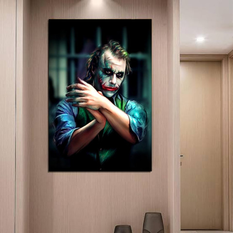 voorkoms 45.72 cm Joker wall sticker size 12 x 18 inches Self