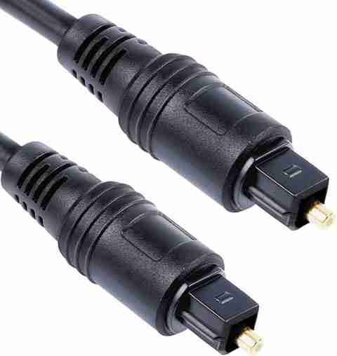 spincart TV-out Cable Digital Optical Audio Cable Toslink Cable Fiber  Optic Cable for TV Home Theater Gaming Console m Fiber Optical Cable